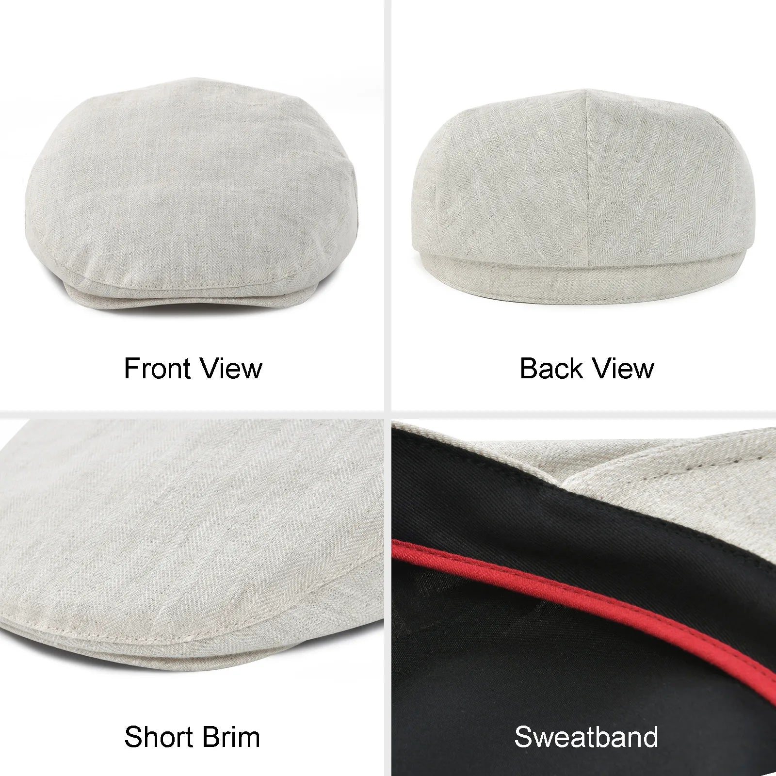 The Fitzgerald | Men's Retro Gatsby Duckbill Flat Cap | Urban Caps NZ