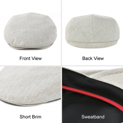 The Fitzgerald | Men's Retro Gatsby Duckbill Flat Cap | Urban Caps NZ