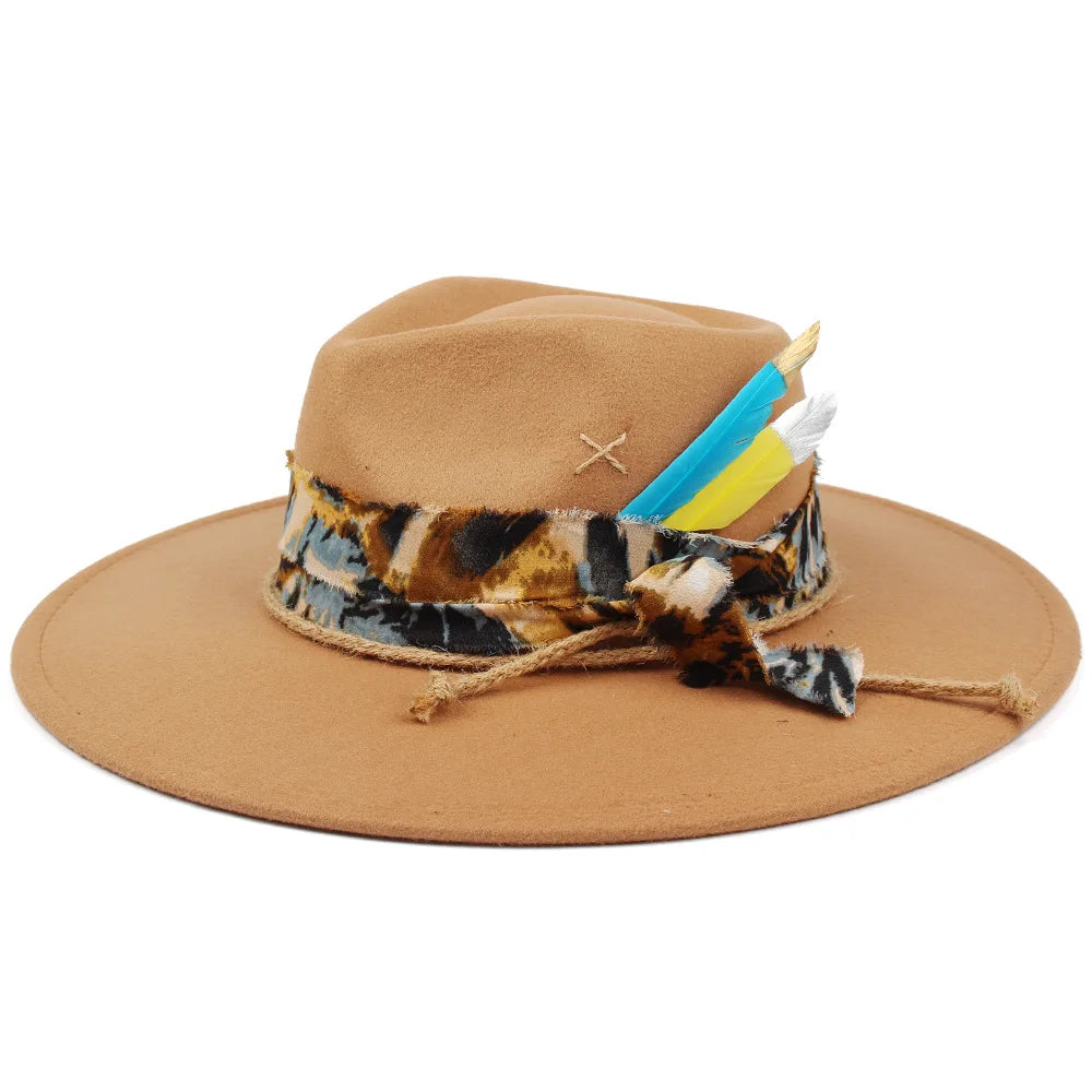 Harlem Wool Felt Jazz Fedora in Yellow