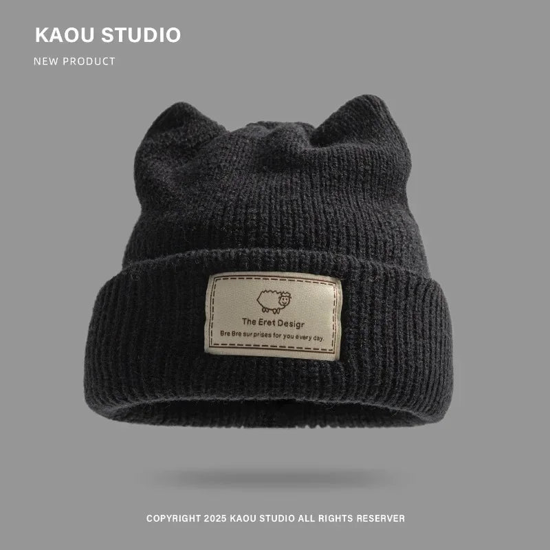 Seoul Cat Ear Knit Beanie