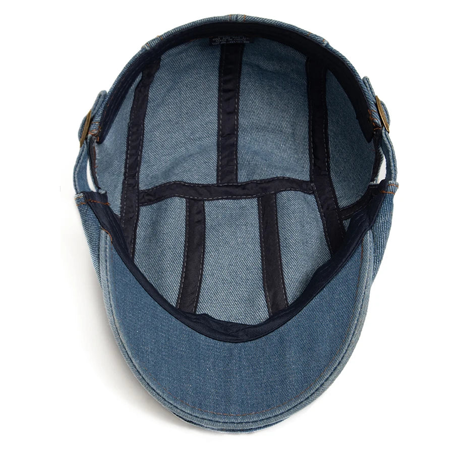 Washed Solid Ivy Cap | Classic Country Flat Cap | Urban Caps NZ