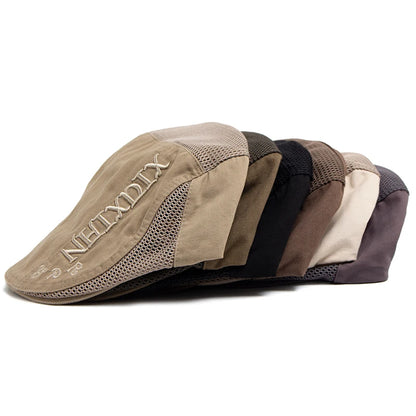 Cotton Mesh Ivy Cap | Heritage Gentleman's Flat Cap | Urban Caps NZ
