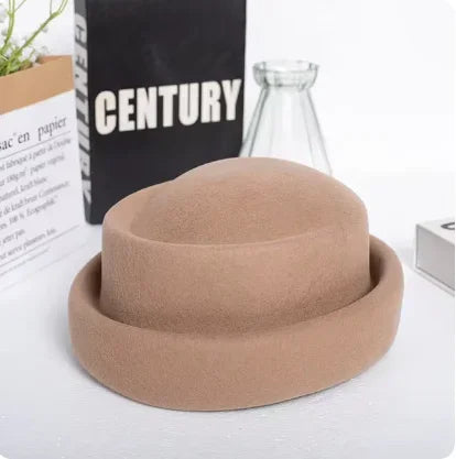 Provence Wool Beret in Khaki