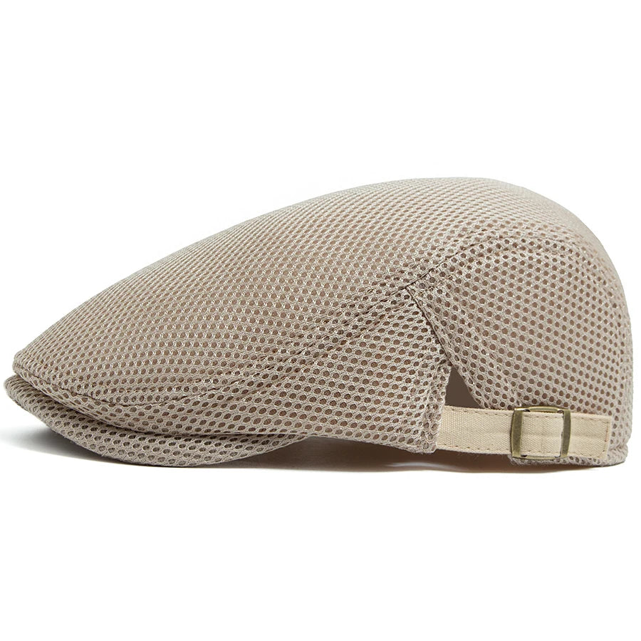 Breathable Mesh Ivy Cap | Country Summer Flat Cap | Urban Caps NZ