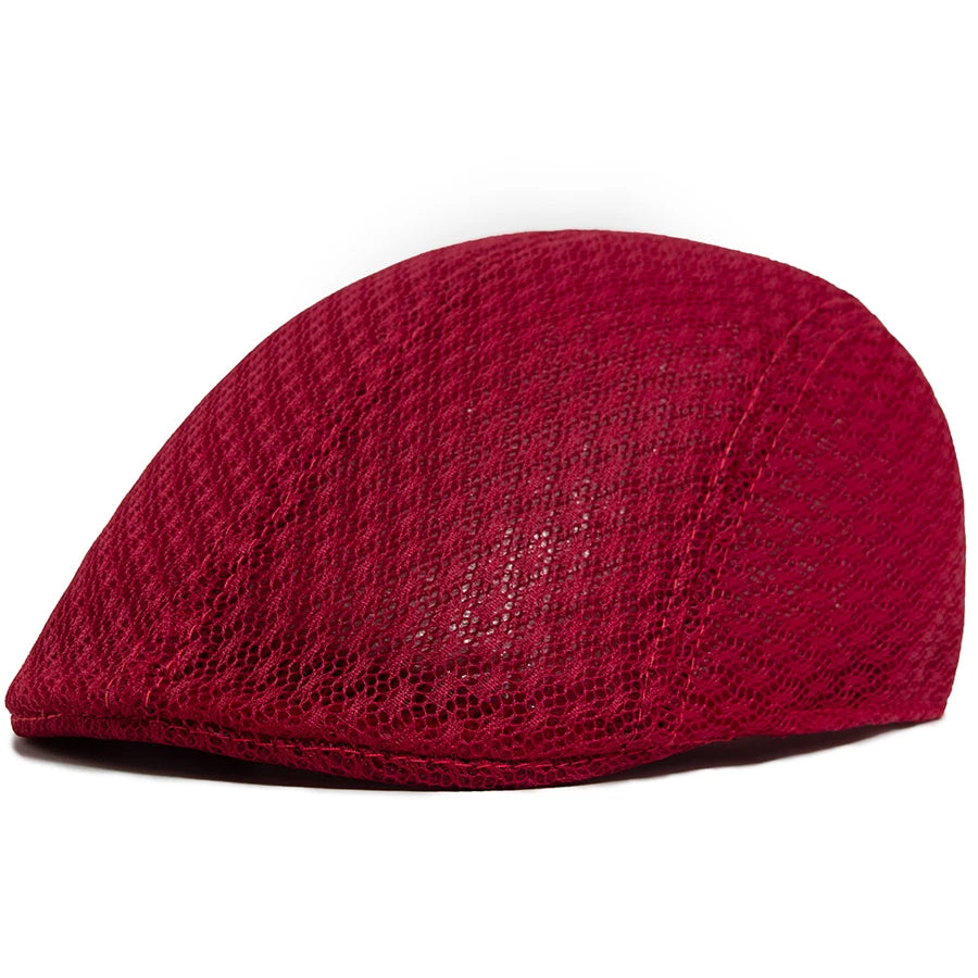 Solid Mesh Ivy Cap | Lightweight Country Flat Cap | Urban Caps NZ