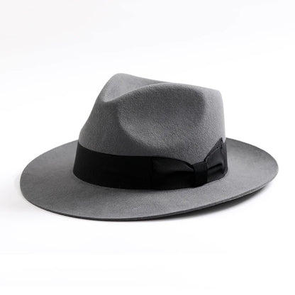 Wool Fedora Hat NZ – Wide Brim Felt Fedora with Satin Lining