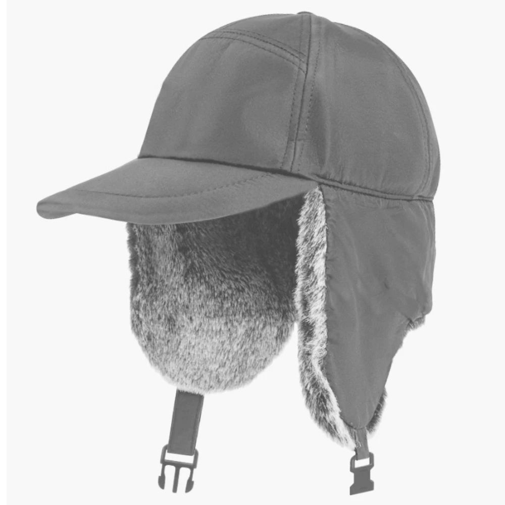 Baffin Waterproof Fleece Trapper Hat in Gray