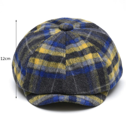Madrid Wool Plaid Beret