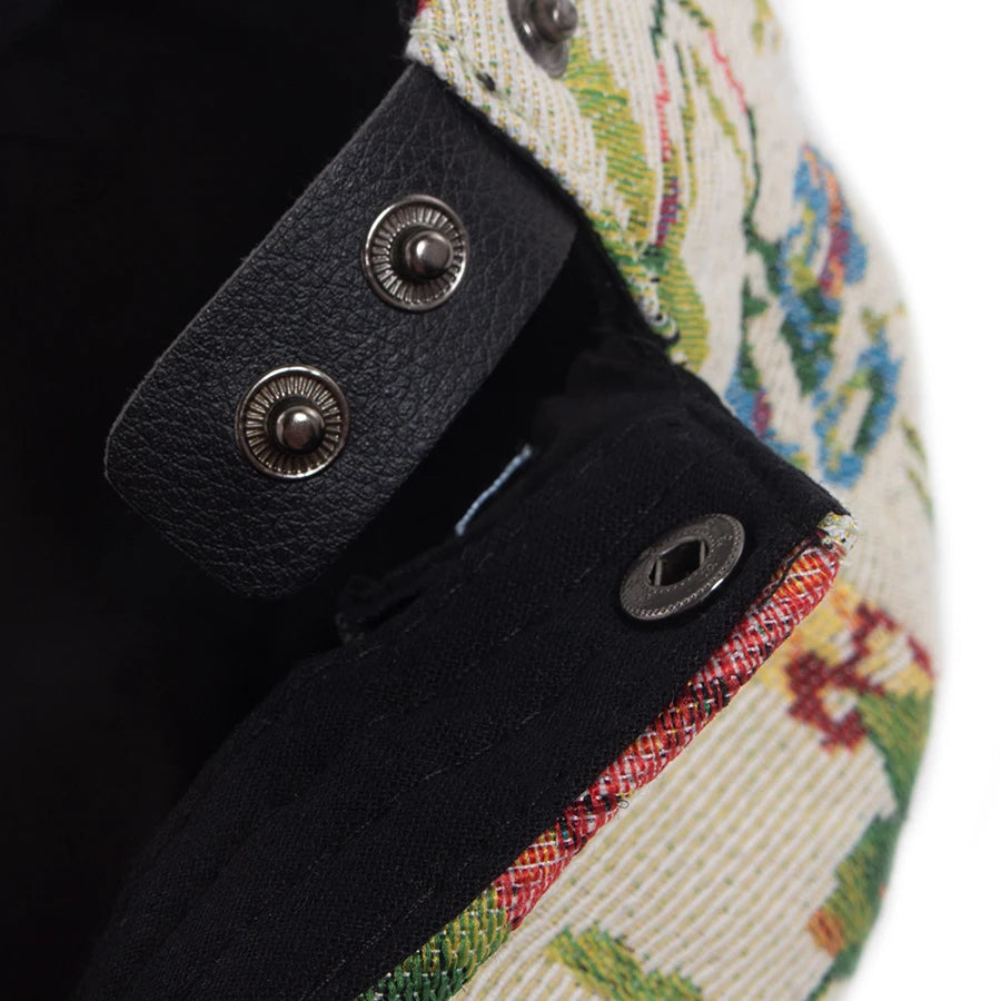 Floral Print Ivy Cap | Heritage Country Flat Cap | Urban Caps NZ