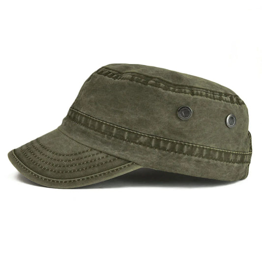 The Anzac | Men's Washed Cotton Military Cadet Cap | Urban Caps NZ