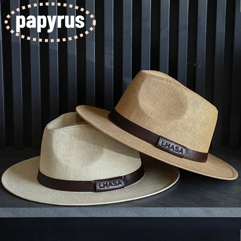 Ashcombe Woven Panama-Style Fedora