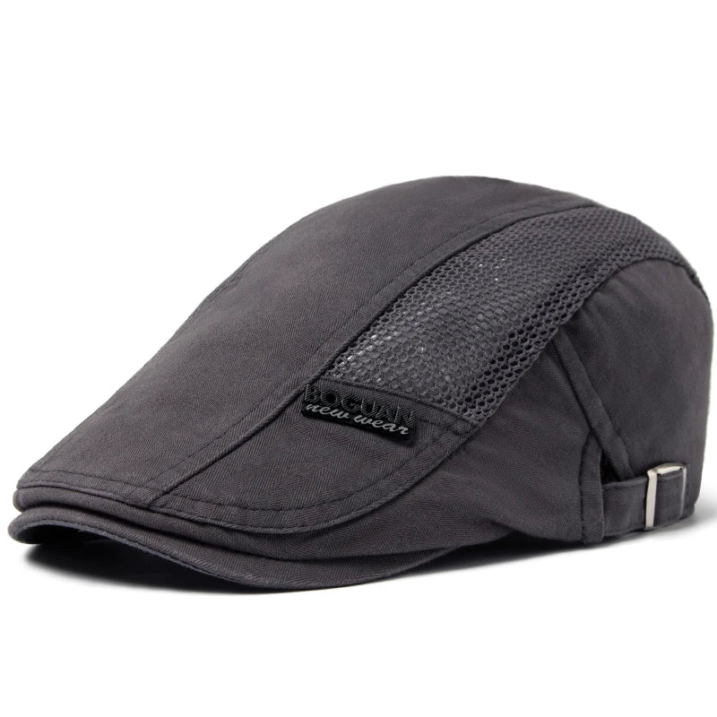 Breathable Duckbill Ivy Cap | Gentleman's Driving Flat Cap | Urban Caps NZ