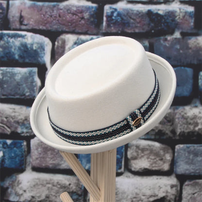 Paris Noir Wool Felt Pork Pie Hat | Urban Caps