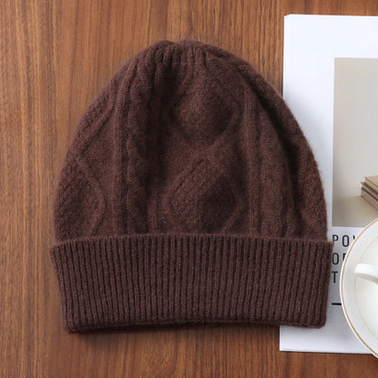 The Rhombus | Merino Wool Rhombus Pattern Street Beanie | Urban Caps NZ