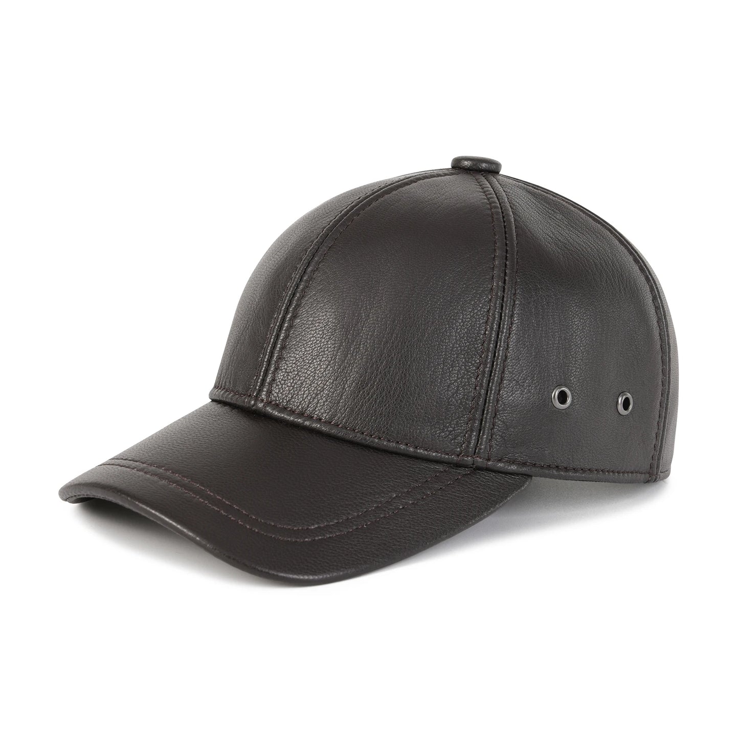 The Mayfair | 100% Leather Structured Baseball Cap | Urban Caps NZ