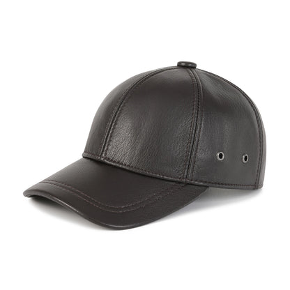 The Mayfair | 100% Leather Structured Baseball Cap | Urban Caps NZ