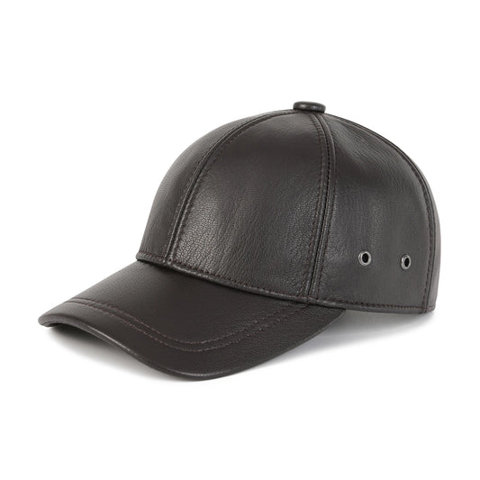 The Mayfair | 100% Leather Structured Baseball Cap | Urban Caps NZ
