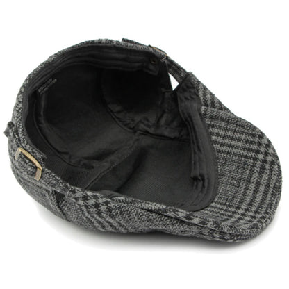 Reading Plaid Artist Beret