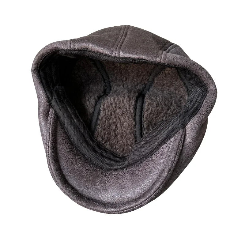 Yorkshire Big-Fit Suede Flat Cap