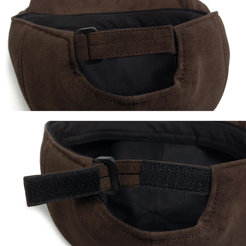 Faux Leather Newsboy Cap | English Gentleman's Cap | Urban Caps NZ