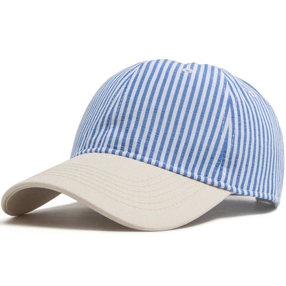 Striped Soft Dad Hat | Casual Baseball Cap | Urban Caps NZ