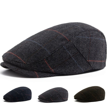 Woollen Herringbone Ivy Cap | Highland Heritage Flat Cap | Urban Caps NZ