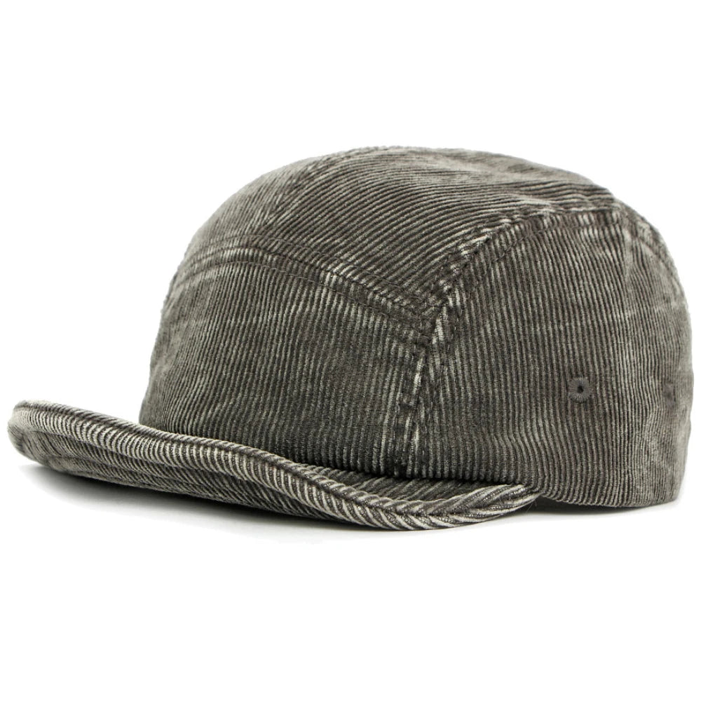 Battersea Corduroy Soft-Top Cap in Gray