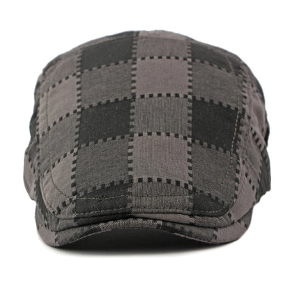 Rye Plaid Artist Beret