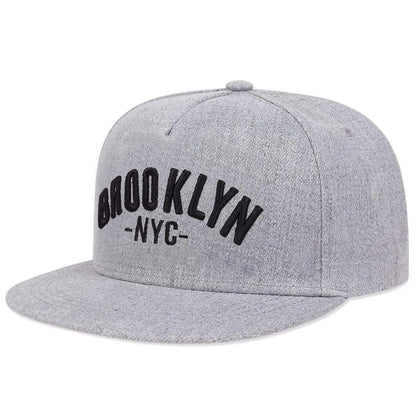 The Brooklyn | Borough Embroidery Unisex Snapback Cap | Urban Caps NZ