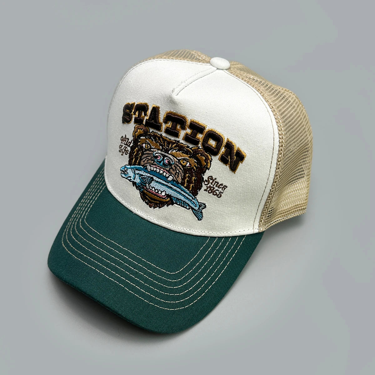 Yellowstone Wildlife Embroidered Cap in Lm