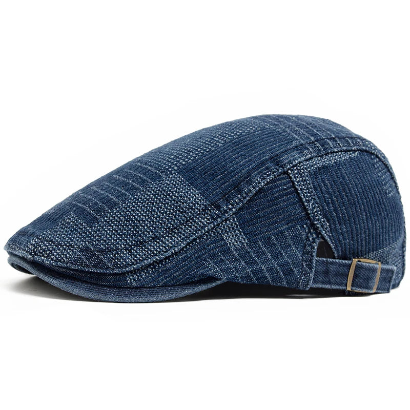 Peaked Cotton Ivy Cap | Traditional Country Flat Cap | Urban Caps NZ