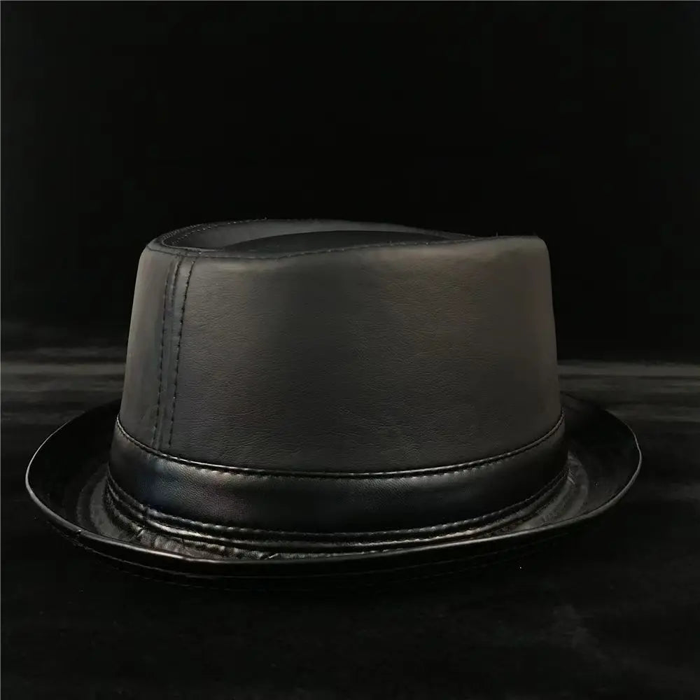 Kingsley Faux Leather Fedora