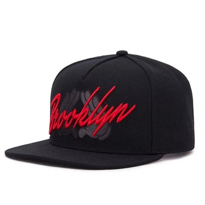 The Brooklyn | Borough Embroidery Unisex Snapback Cap | Urban Caps NZ