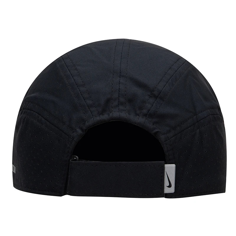 Nike Baseball Cap - Curved-Brim Sun Hat, White & Black