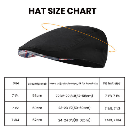 The Lucca | Men's Soft Vintage Linen Flat Cap | Urban Caps NZ