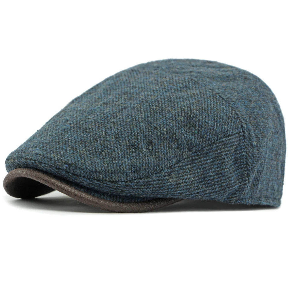 Siena Wool Artist Beret in Navy Blue