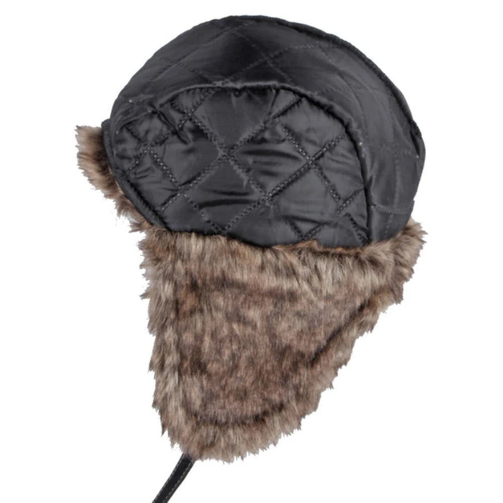 Ambleside Faux Leather Trapper Hat