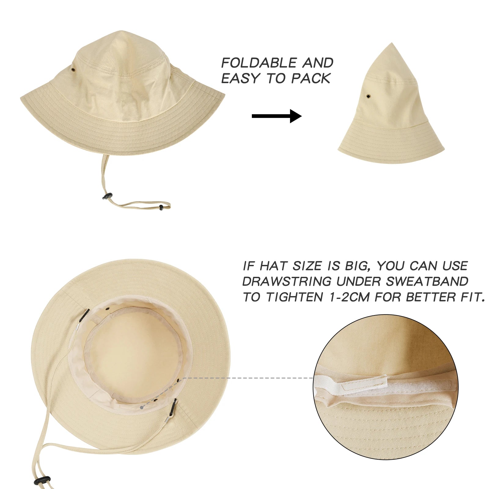 The Coastal | Unisex Wide Brim UV Bucket Hat | Urban Caps NZ