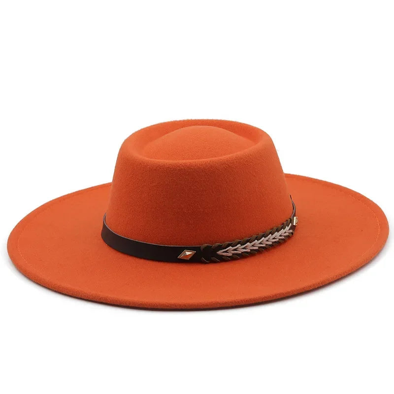 Kingsman Wide-Brim Pork Pie Hat