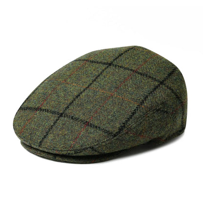 The Gleneagles | Men's Herringbone Wool Blend Driving Flat Cap | Urban Caps NZ