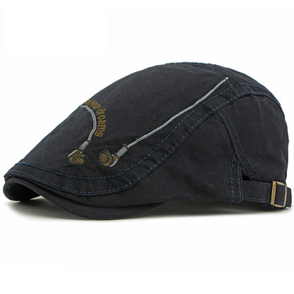 Malvern Cotton Ivy Cap in Black