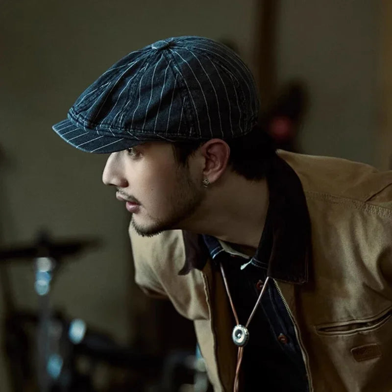 Kyoto Washed Denim Beret