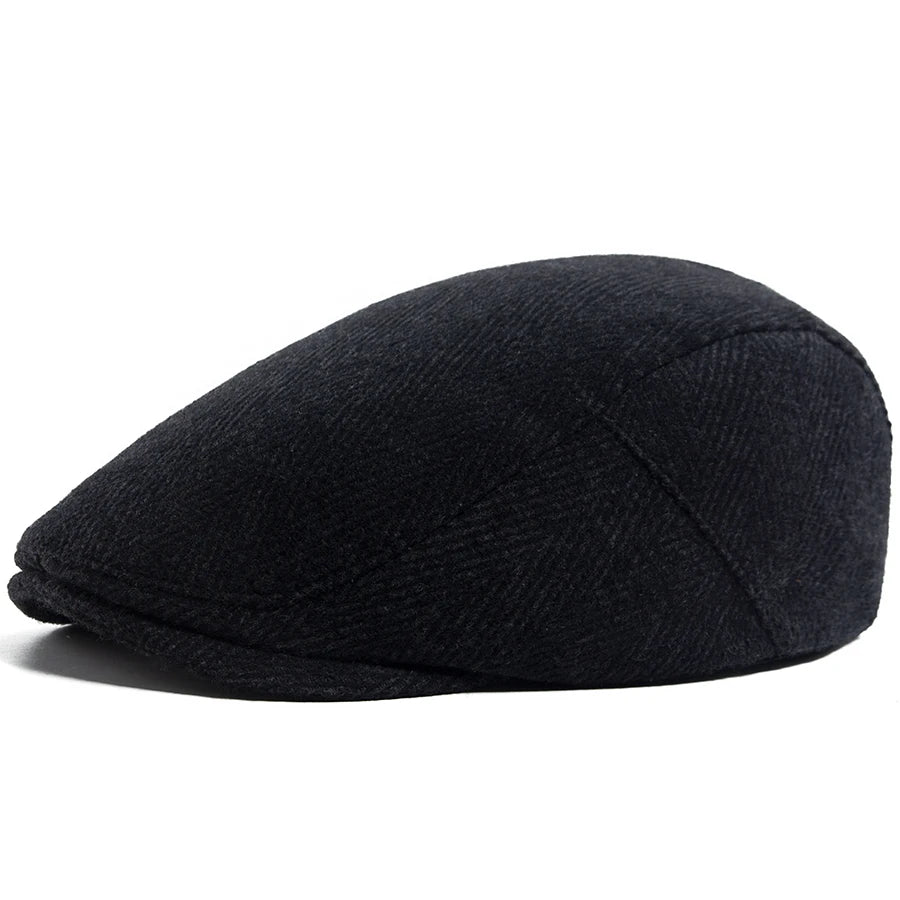 Heritage Herringbone Ivy Cap | Highland Winter Flat Cap | Urban Caps NZ