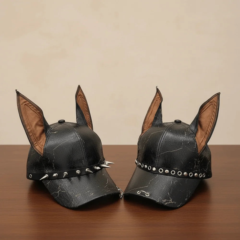 Rebel Doberman Ear Baseball Cap