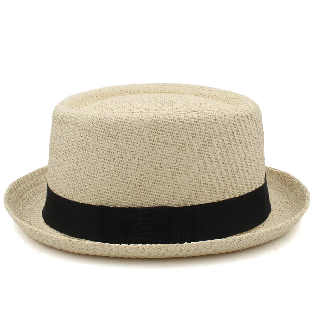 Newport Straw Pork Pie Hat