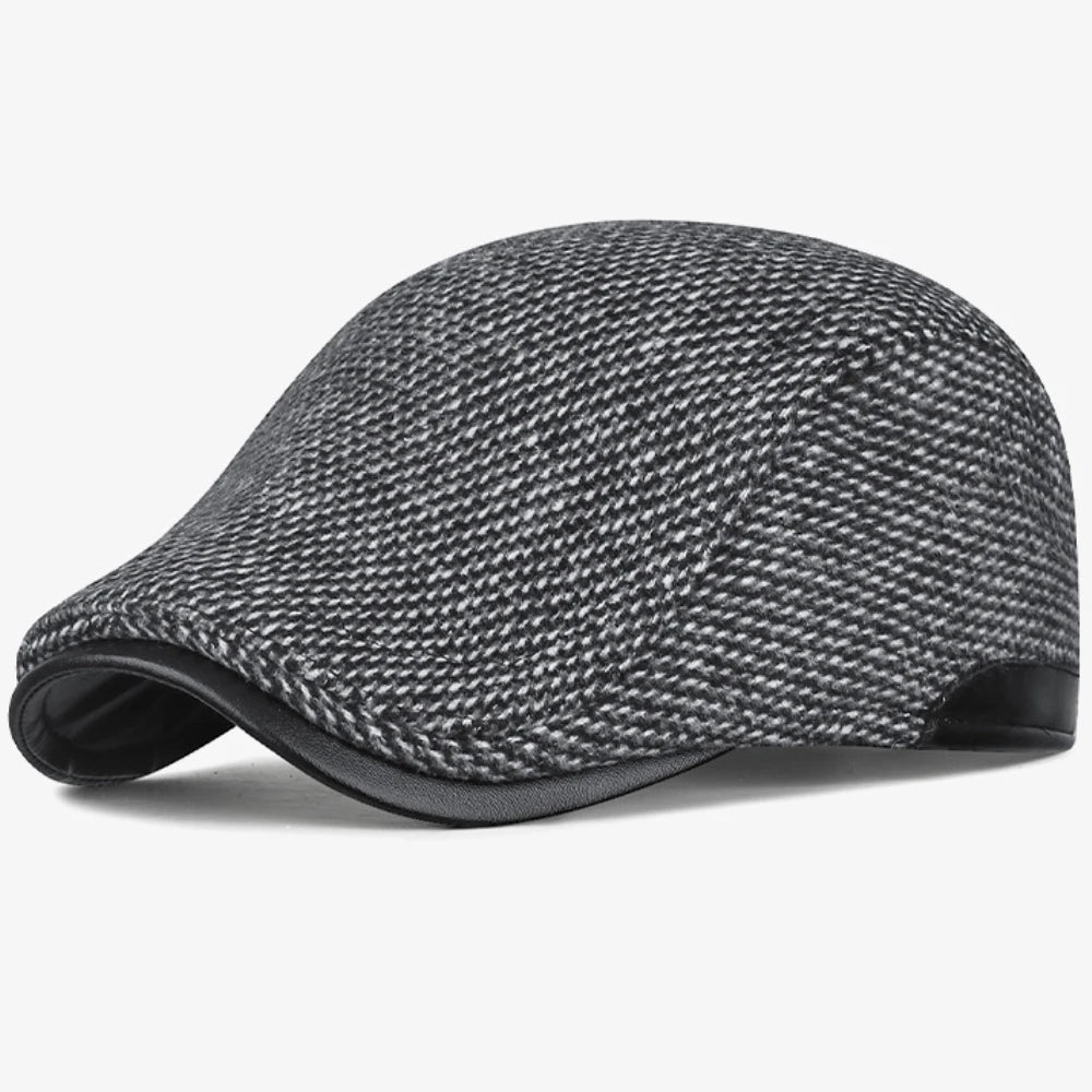Balmoral Wool-Blend Ivy Cap in Gray
