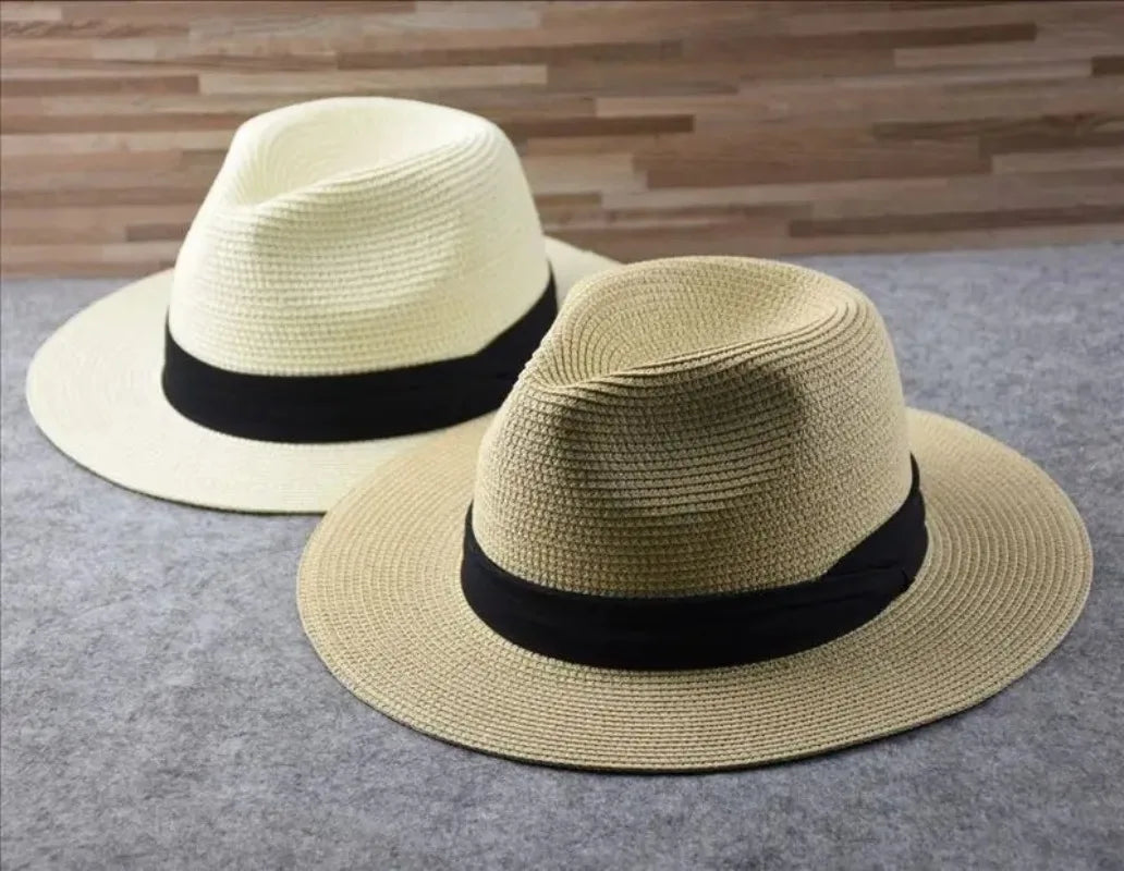 Kingston XL Straw Panama Hat – UPF 50+ Wide Brim Summer Sun Hat (61-63cm)