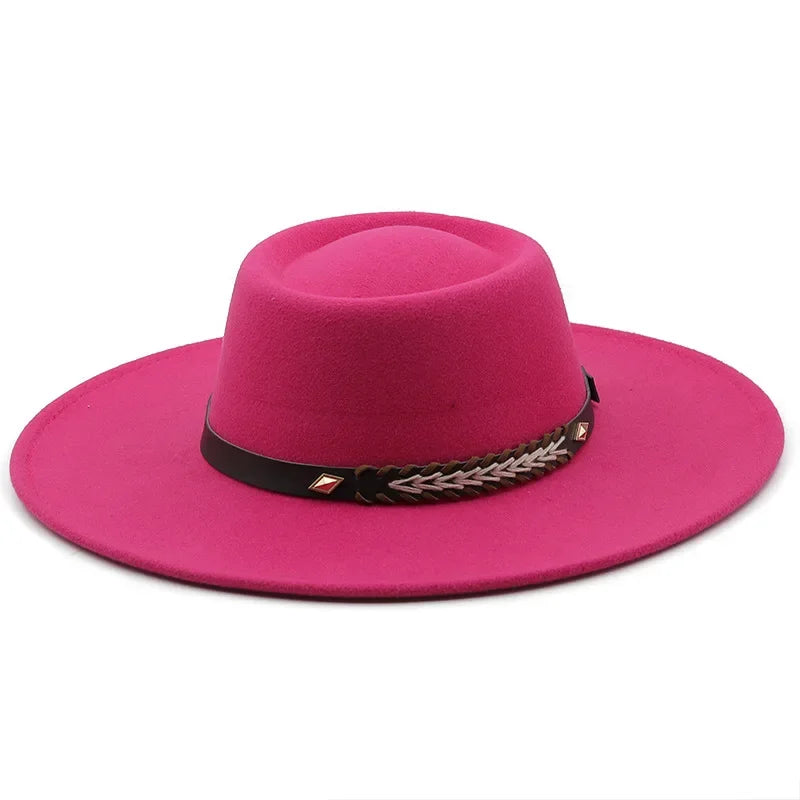 Kingsman Wide-Brim Pork Pie Hat
