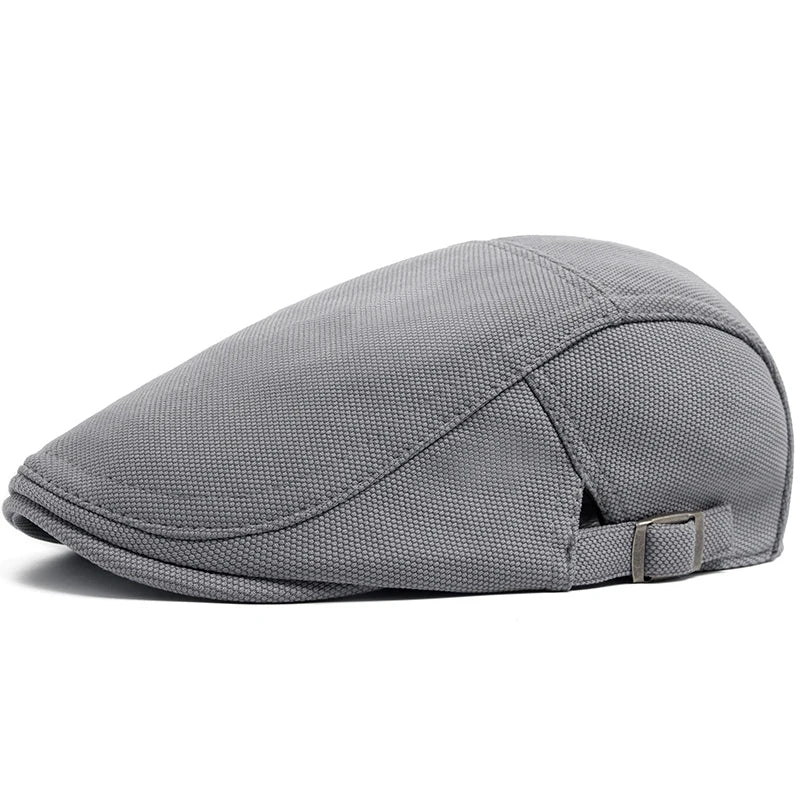 Plaid Print Ivy Cap | Vintage Country Flat Cap | Urban Caps NZ