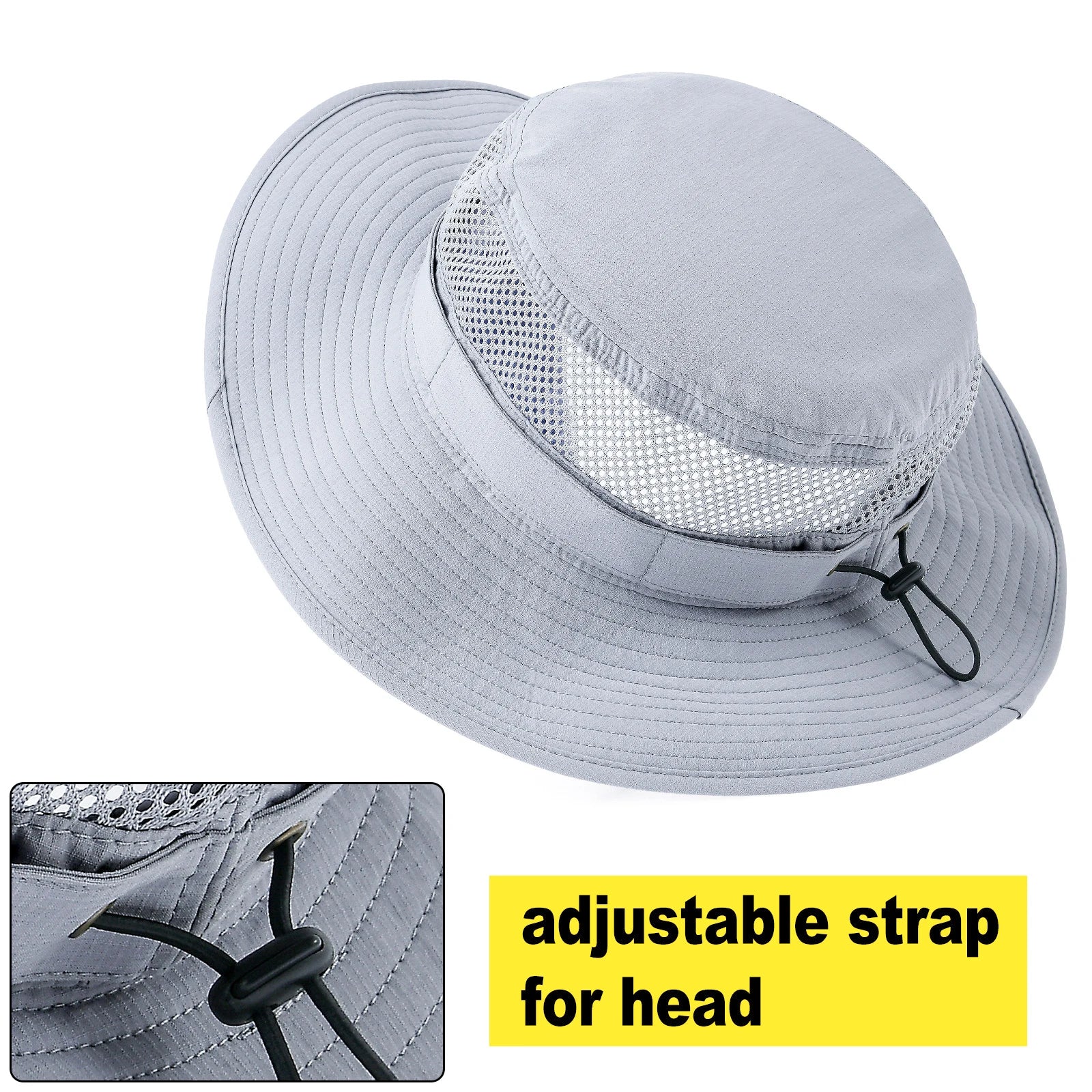 The Tasman | Men's Wide Brim Mesh Sun Hat | Urban Caps NZ